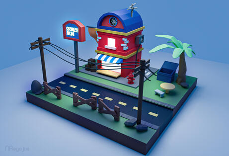 Low-Poly Store
