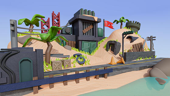 I did all the Modelling, Texturing, Shading , and Animation